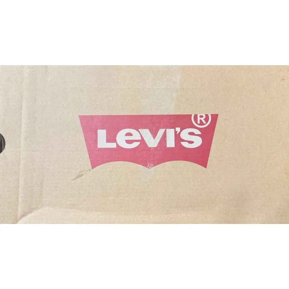 LEVI'S COURTRIGHT MEN'S SNEAKERS BLACK SIZE 8.5 LOW TOP CASUAL SHOES NEW